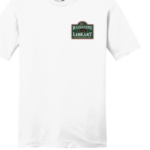 White tee shirt, available in multiple colors and sizes - all with HPL logo.